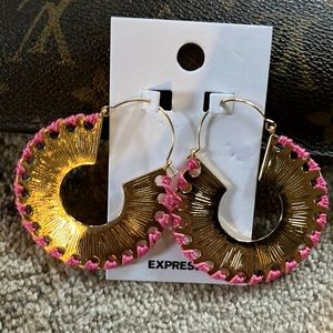 NWT Express Hoop Earrings
